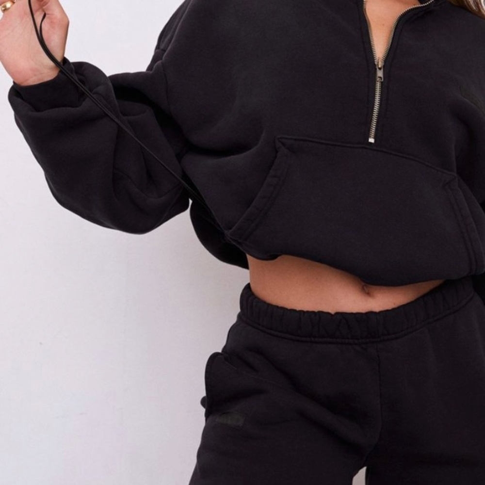 Half zip - onyx